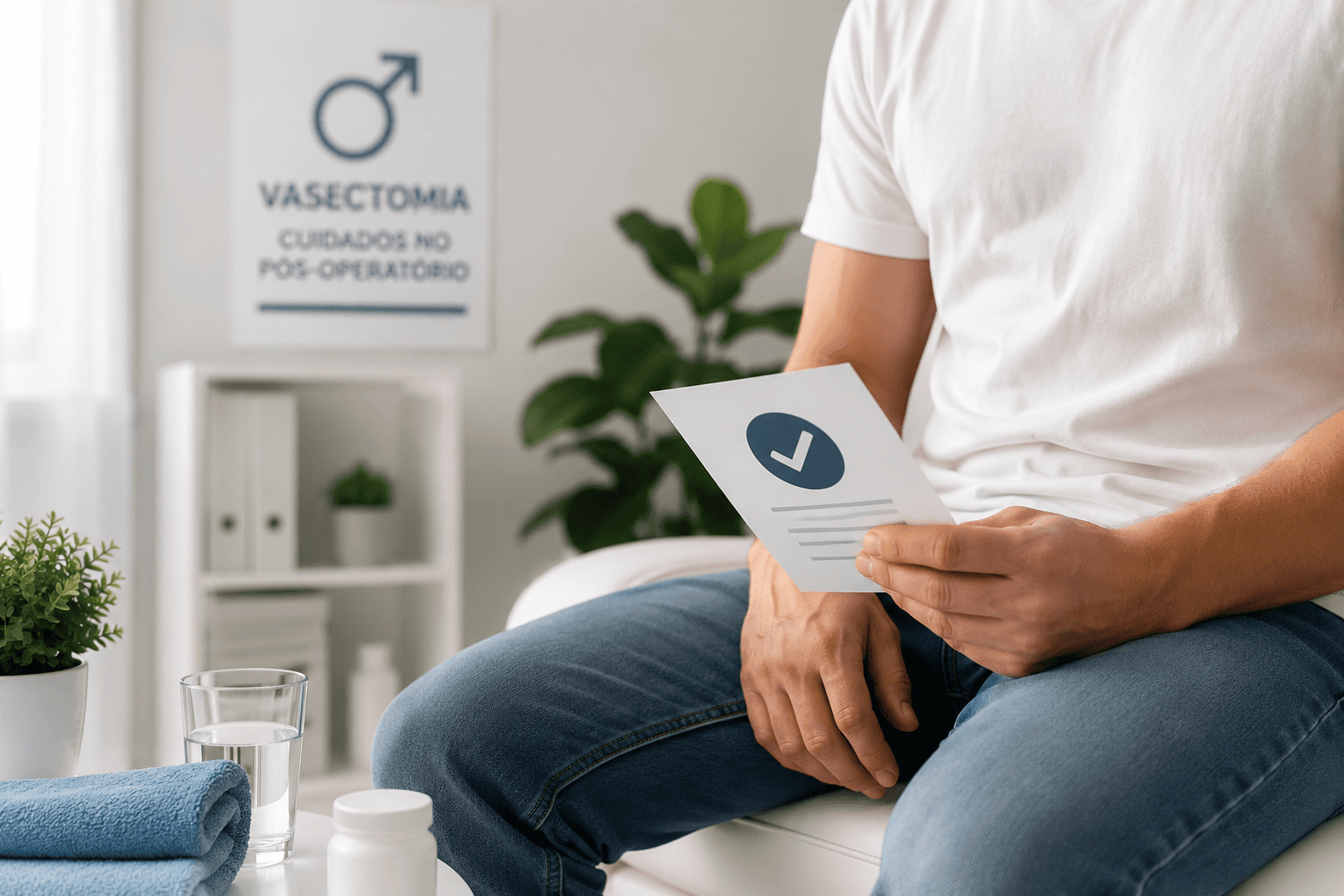 Pós-operatório e acompanhamento após vasectomia pelo Bradesco