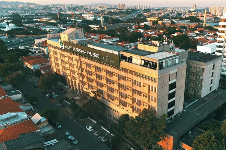 Fachada do Hospital Nipo-Brasileiro, Parque Novo Mundo, São Paulo