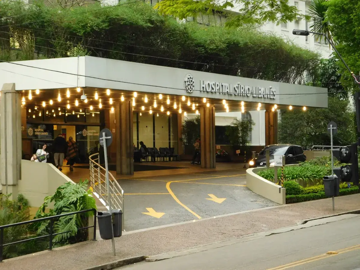 Fachada do Hospital Sírio-Libanês – Unidade Bela Vista, Bela Vista, São Paulo