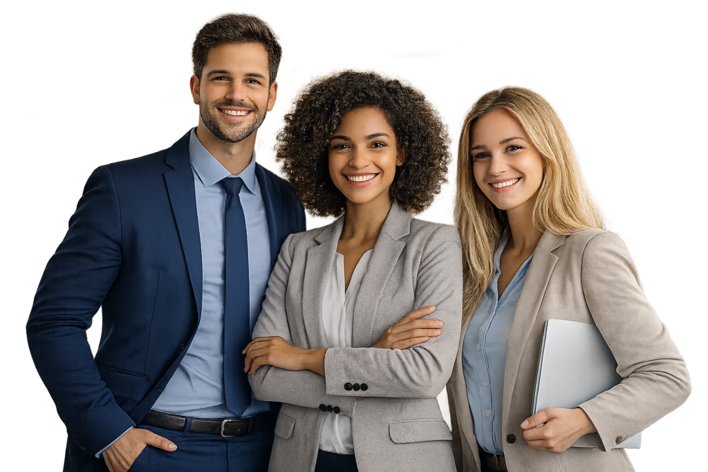 Plano de saúde empresarial com equipe de colaboradores em ambiente corporativo